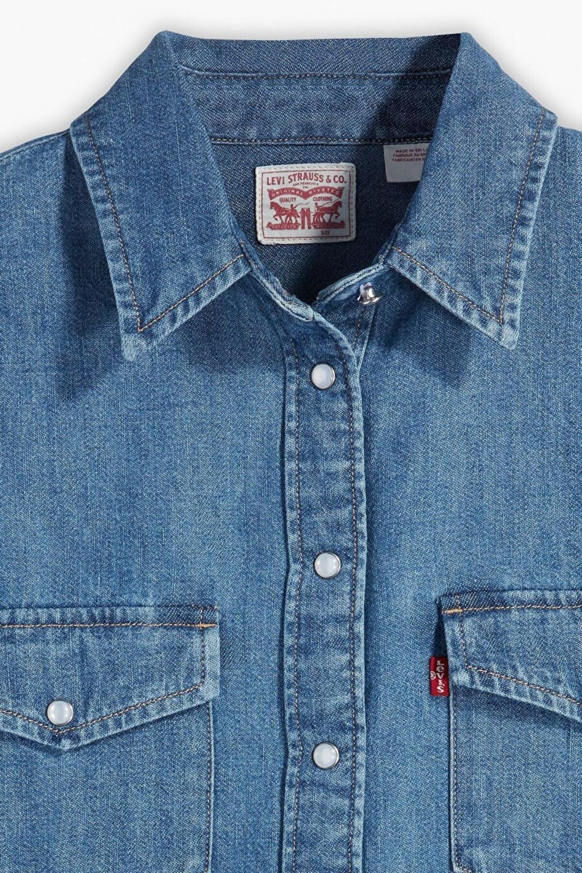 Levis Gömlek 16786-0017 Orta İndigo
