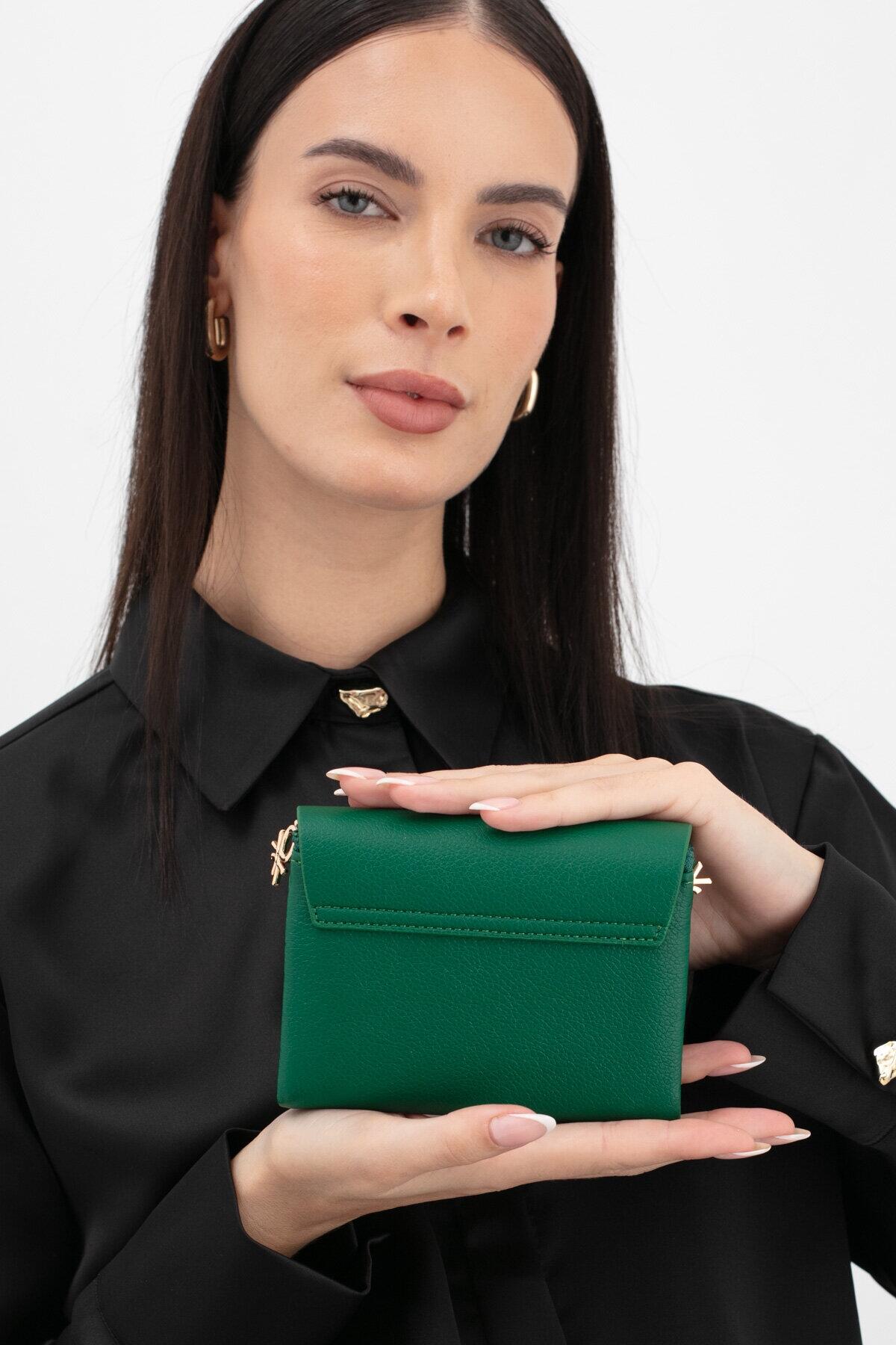 United Colors Of Benetton Kadın Cüzdan BNT_1634 Yeşil