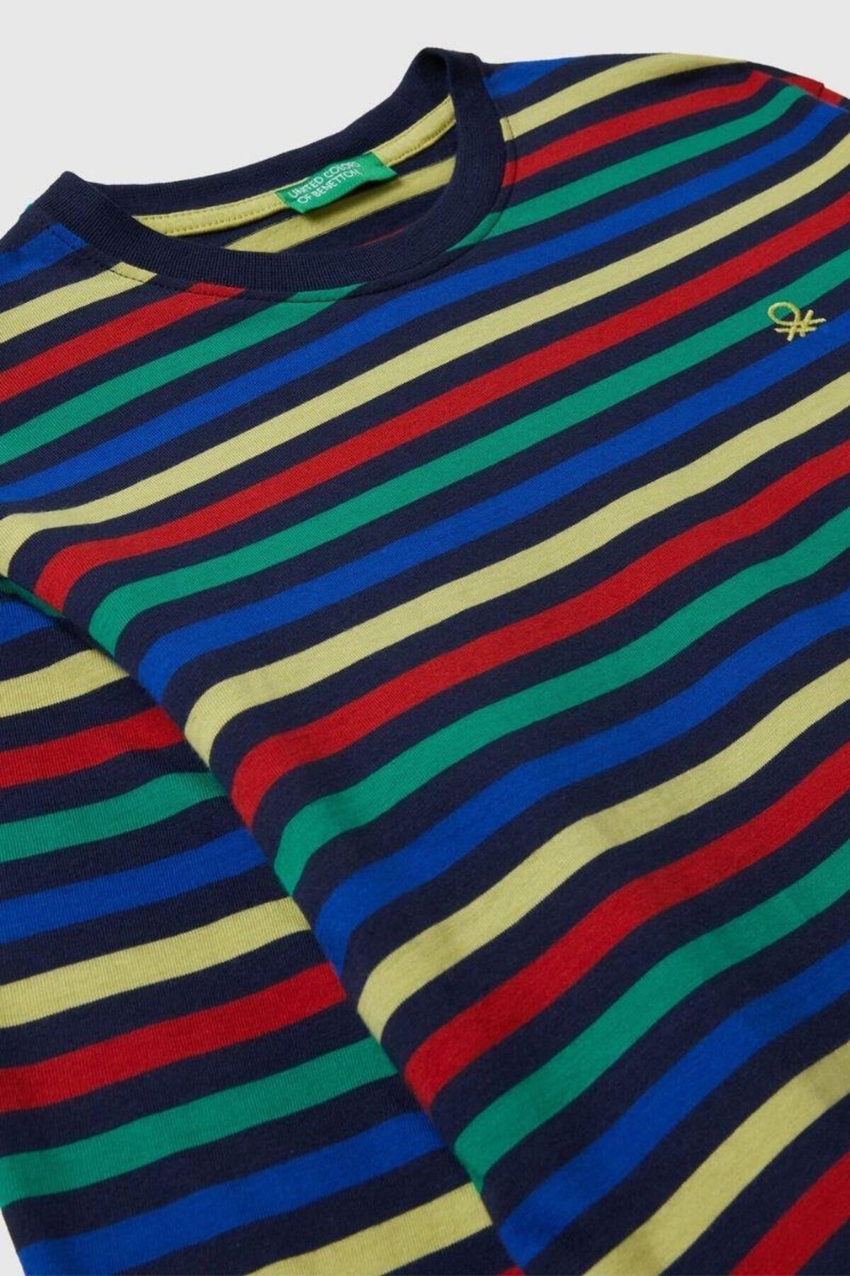 Benetton Tişört Erkek Çocuk BNT-B 3FNLC10QB-25K Lacivert