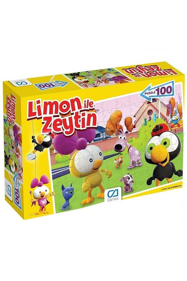 Ca Games Puzzle 100 Parça Limon İle Zeytin CA100-5084