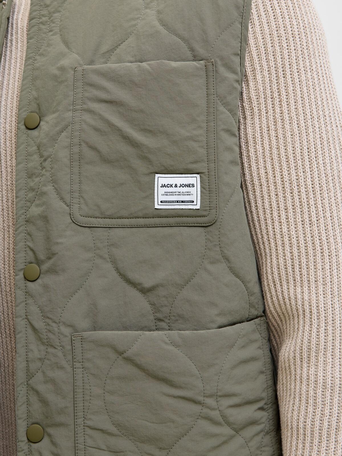 Jack&Jones Yelek 12279238 Haki