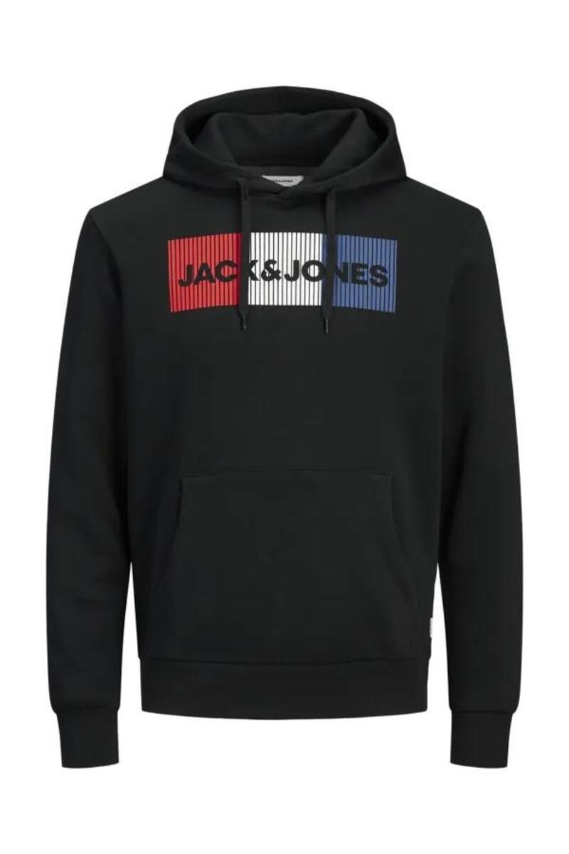 Jack&Jones Sweatshirt 12152840 Çizgili Siyah