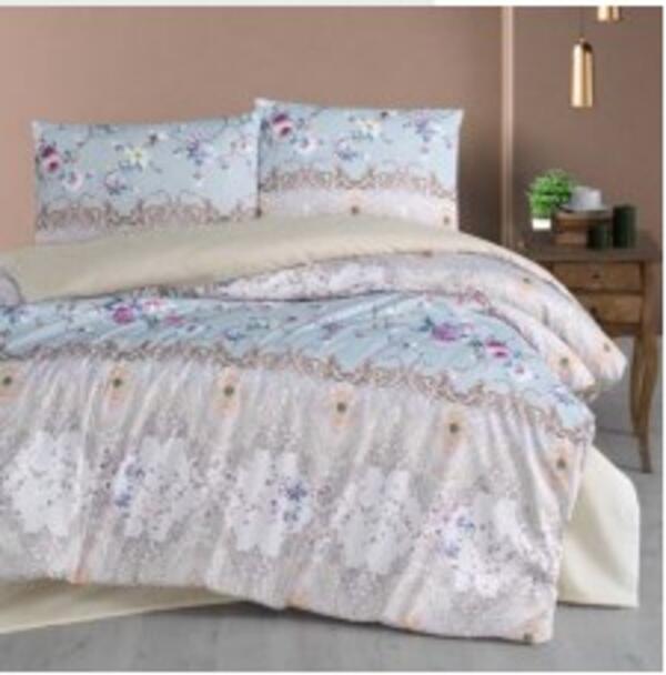 Maxstyle Nevresim Takımı Çift Kişilik Saten Crystal Umay