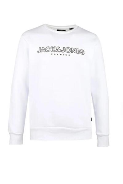 Jack&Jones Sweatshirt 12245593 Beyaz (Dy)