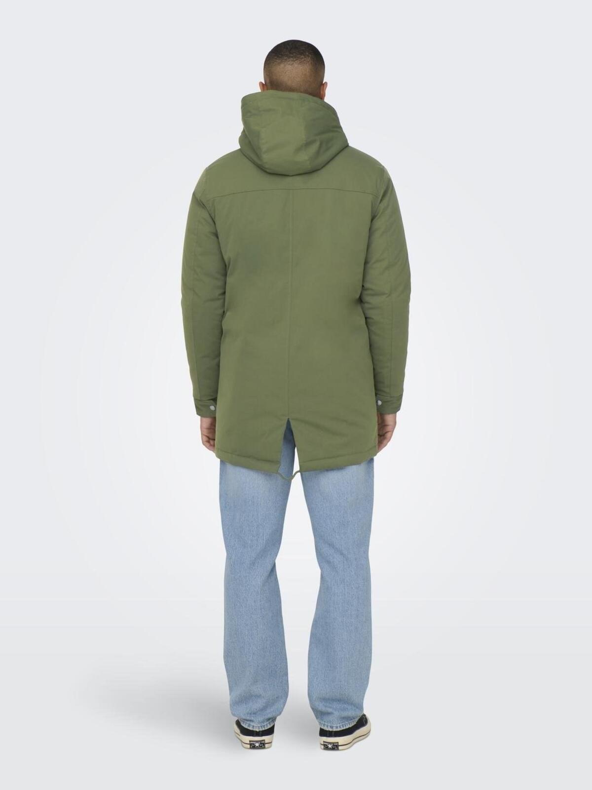 Only&Sons Parka 22025690 Haki