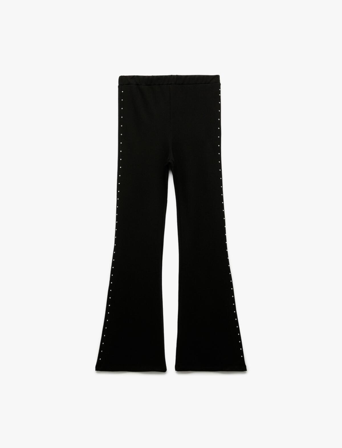 Koton Pantolon Kız Çocuk 6WKG40036AK Siyah