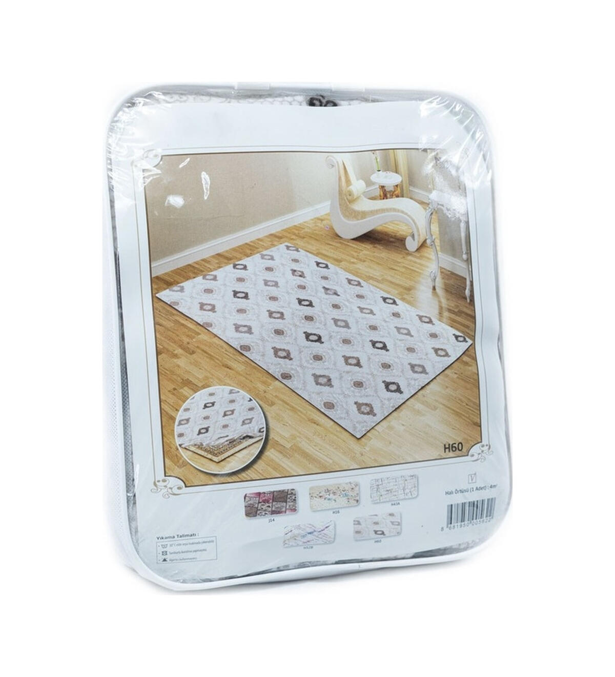 Evneşe Halı Örtüsü 6 M2 H60