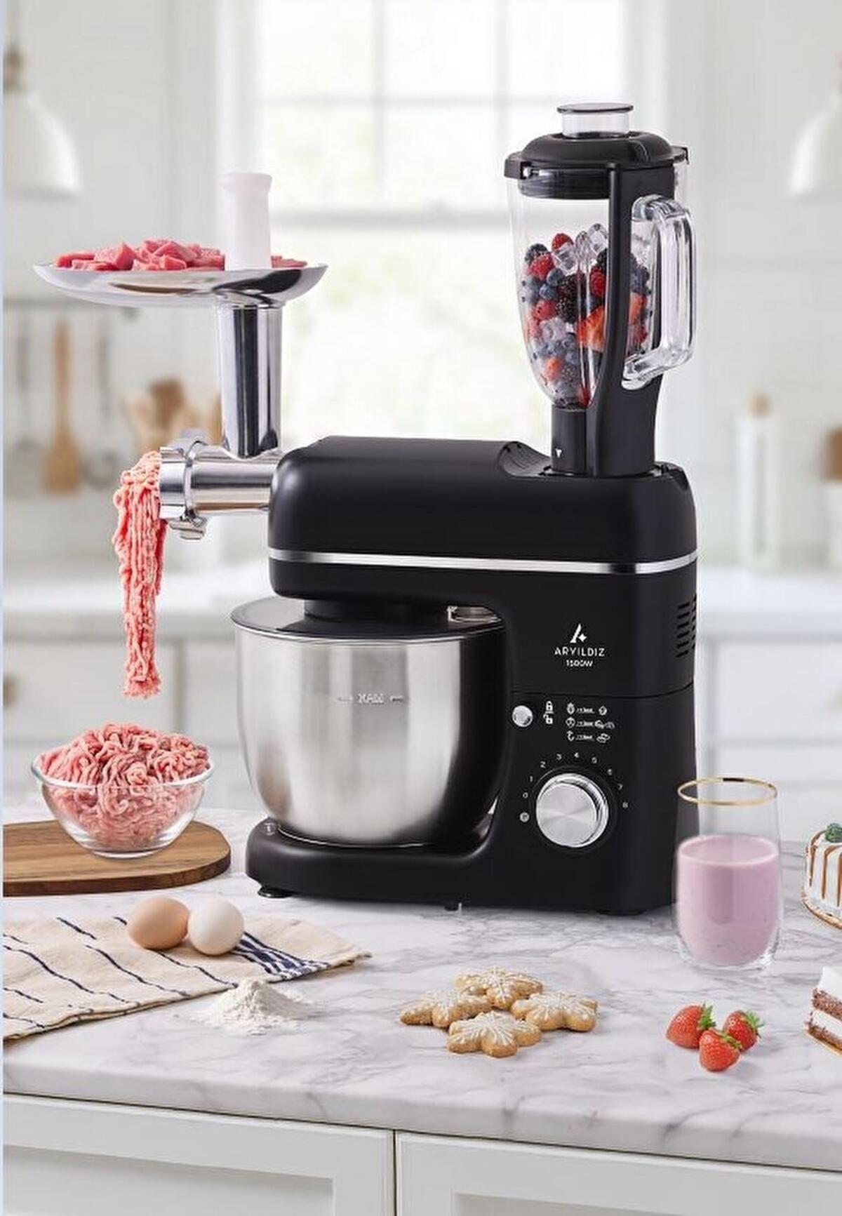 Aryıldız Mikser Standlı Multi 3In1 Siyah 153Ar308387