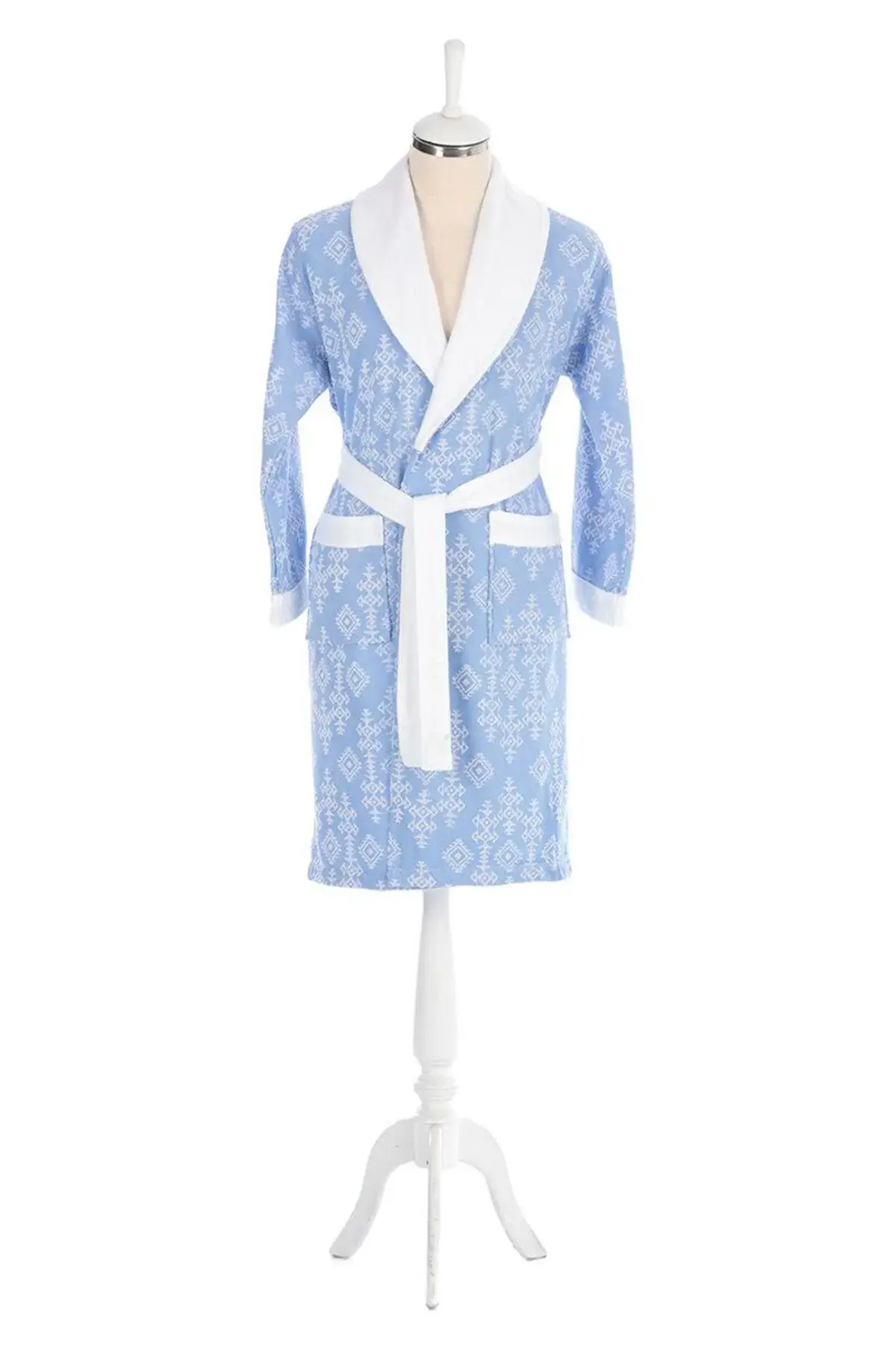 Özdilek Bornoz Peştemal Şalyaka L-Xl Valley Mavi