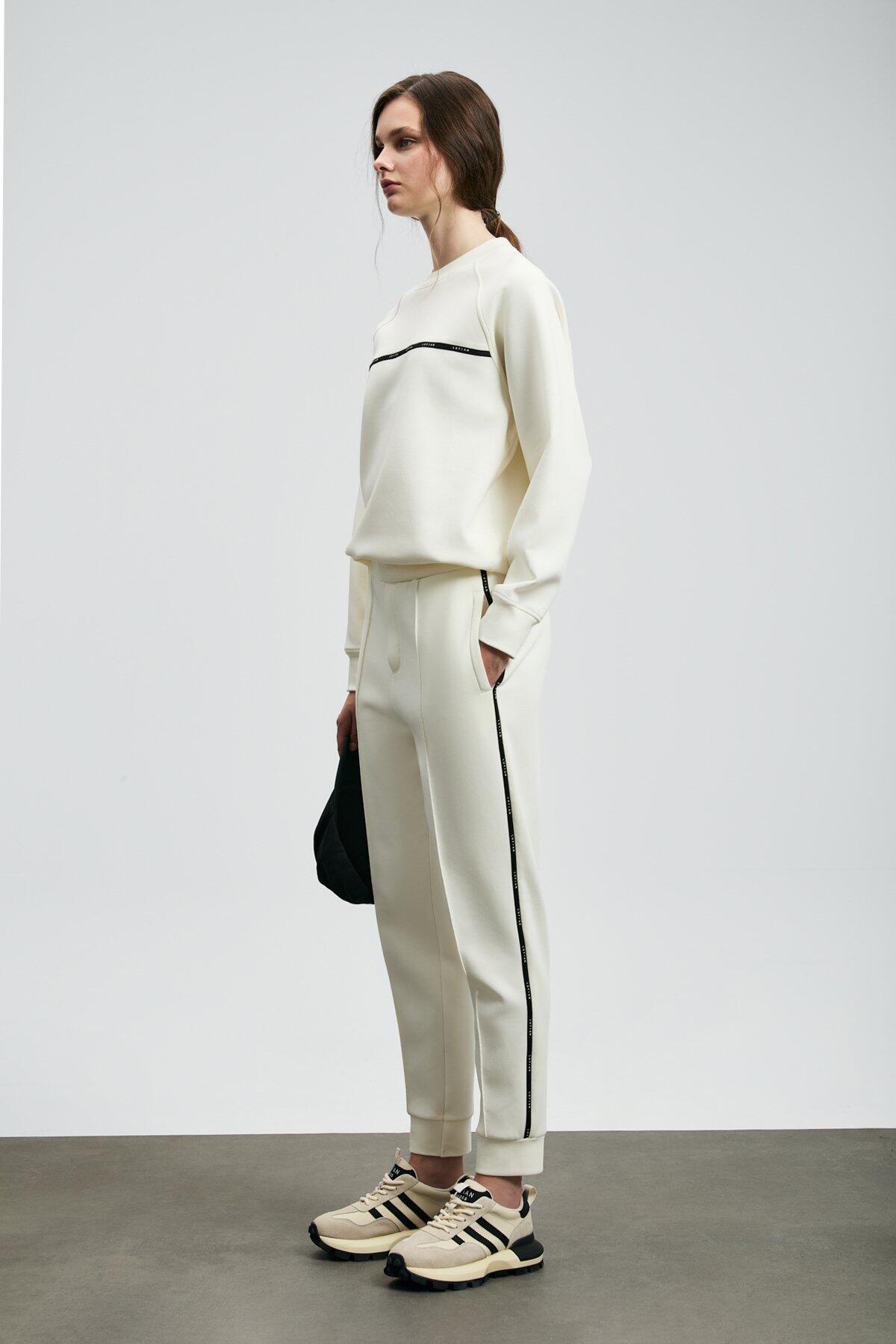 Lufıan Kadın Eşofman Altı Cessıca 122050008 Kırık Beyaz