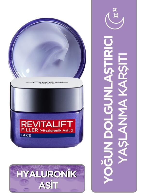 Loreal Paris Gece Kremi Revitalift Filler 50Ml