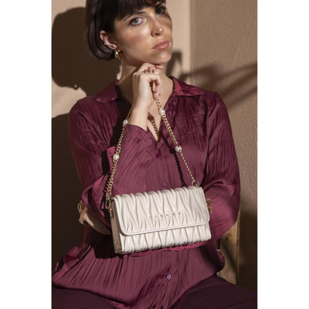 Sisley Kadın Çapraz Çanta SLY_190 Beyaz