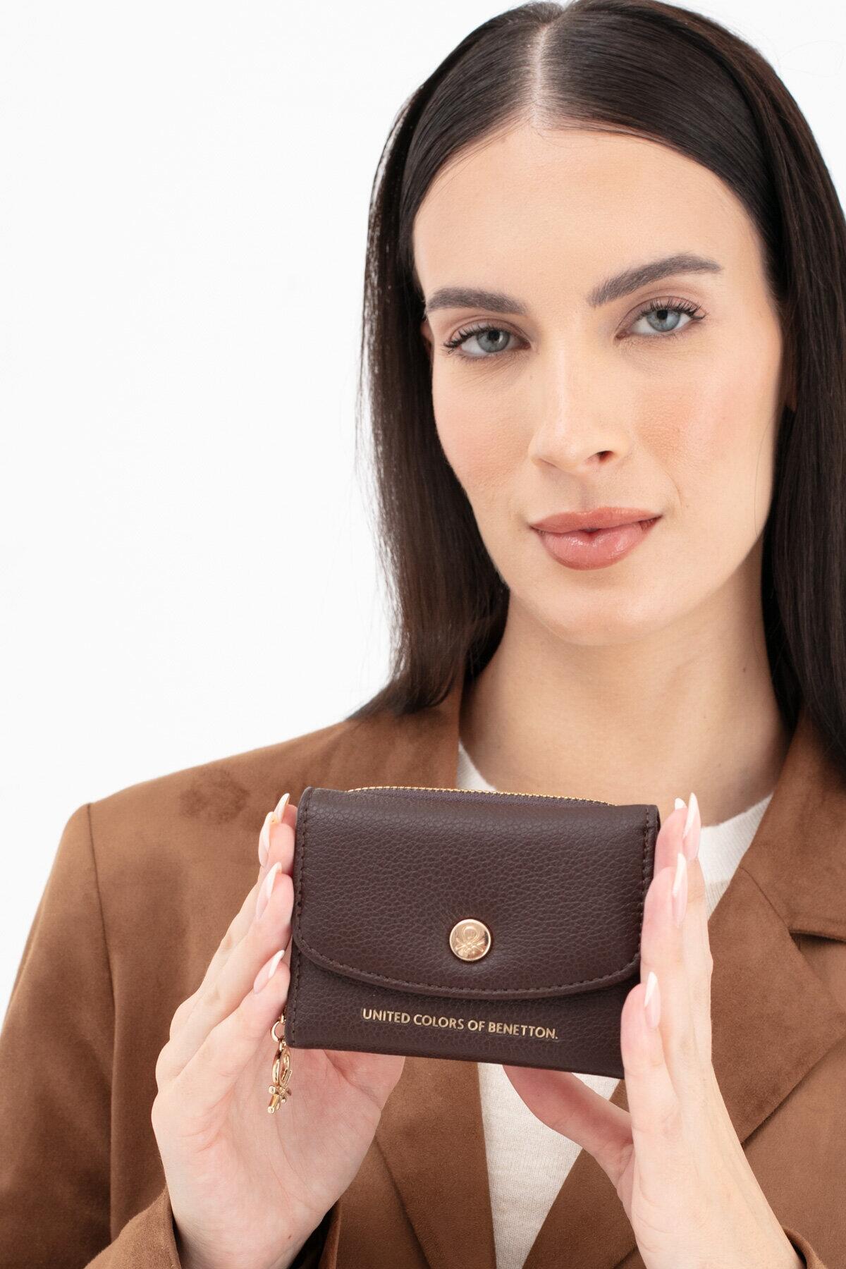 United Colors Of Benetton Kadın Cüzdan BNT_1629 Kahve
