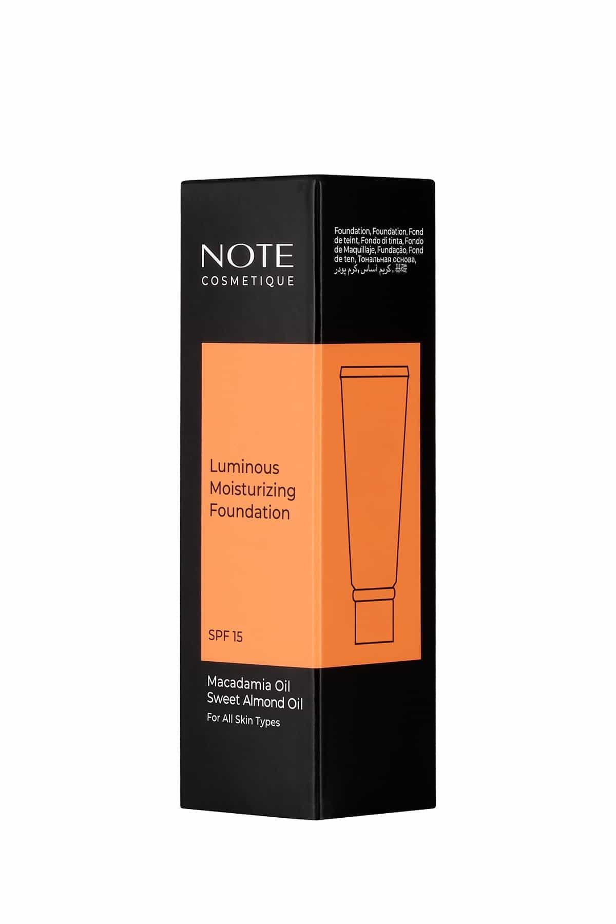 Note Fondöten Luminous Moisturizing No:02