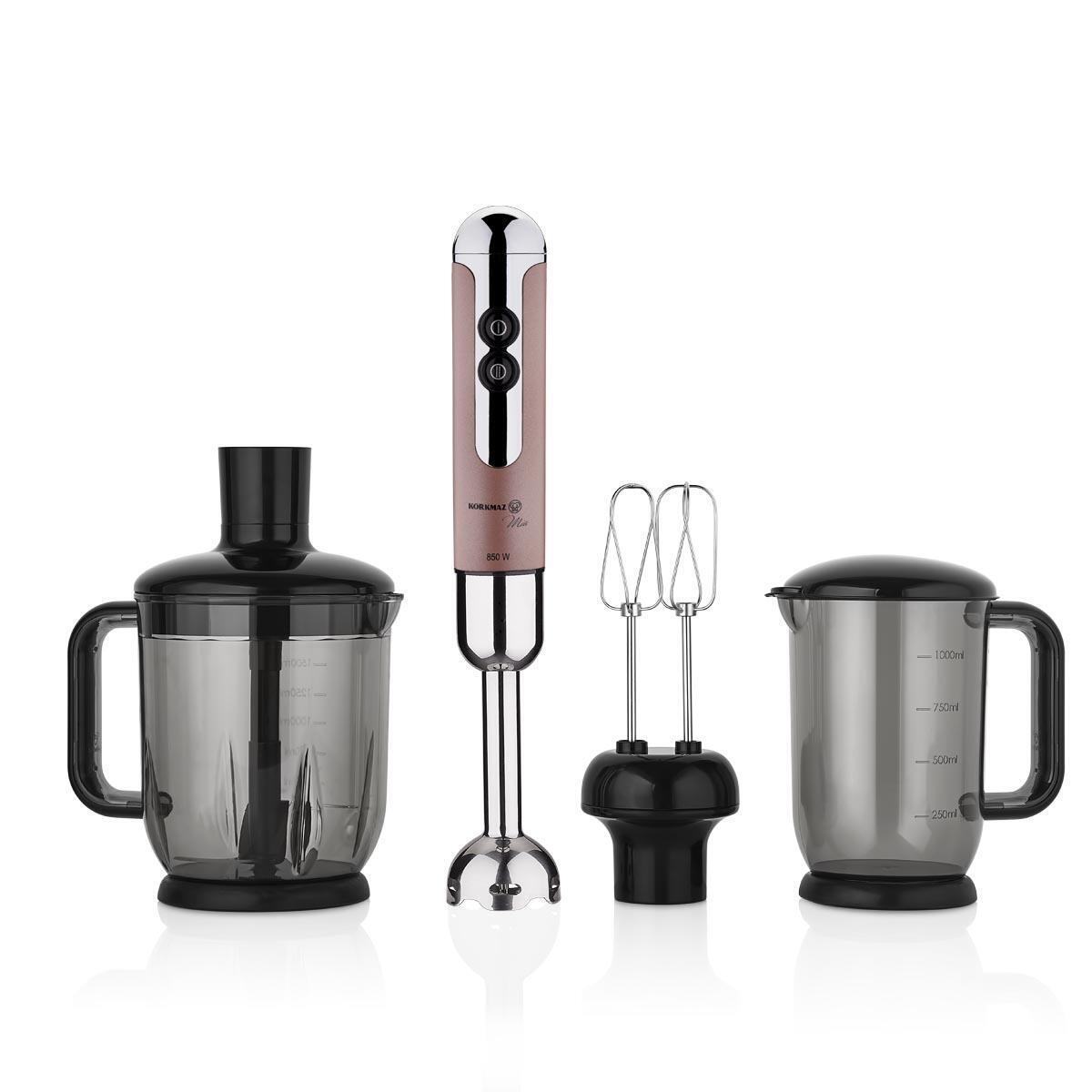 Korkmaz Blender Seti Mia Mega A447-09 Rosagold