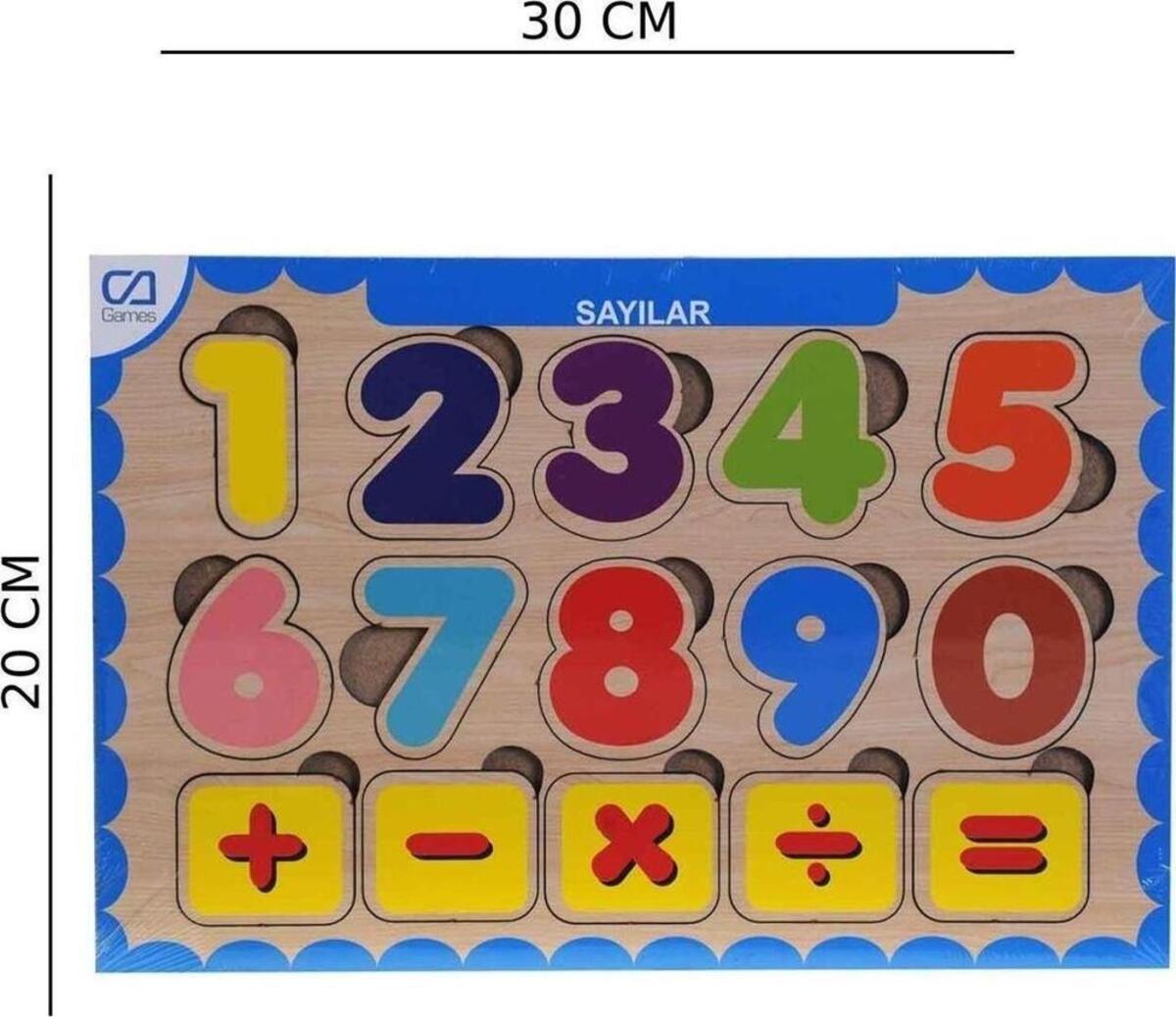 Ca Games Bul-Tak Ahşap Sayılar CAAHS-3207