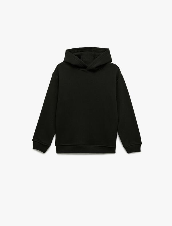 Koton Sweatshirt Erkek Çocuk 6WKB10112TK Siyah