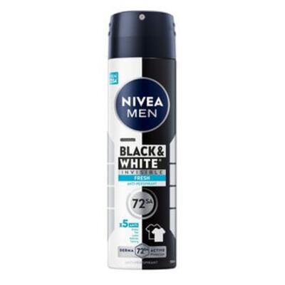 Nivea Erkek Deodorant Black&White İnvisible Fresh 150Ml (Dy)