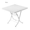 Comfort Masa Rattan Kırma Palmiye Metal Ayak Ct064 80*80 Beyaz