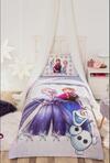 Özdilek Uyku Seti Tek Kişilik Ranforce Lisanslı Frozen Frosted Lila