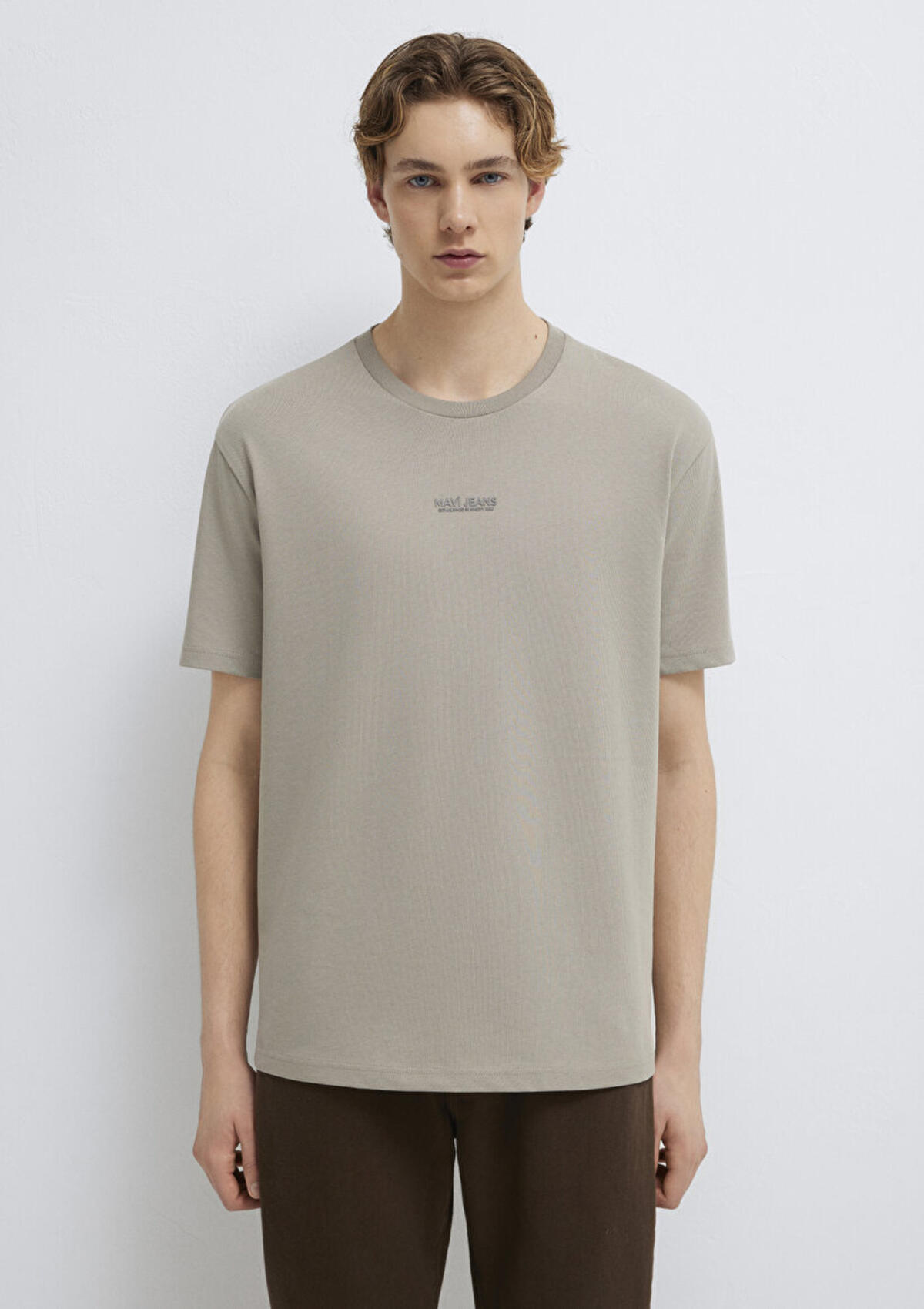 Mavi Erkek Tişört M0613348-70352 Bej