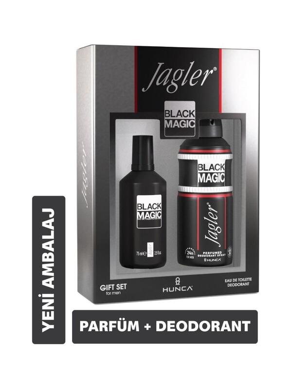 Jagler Erkek Parfüm Seti Black 75Ml Edt+150Ml Deo