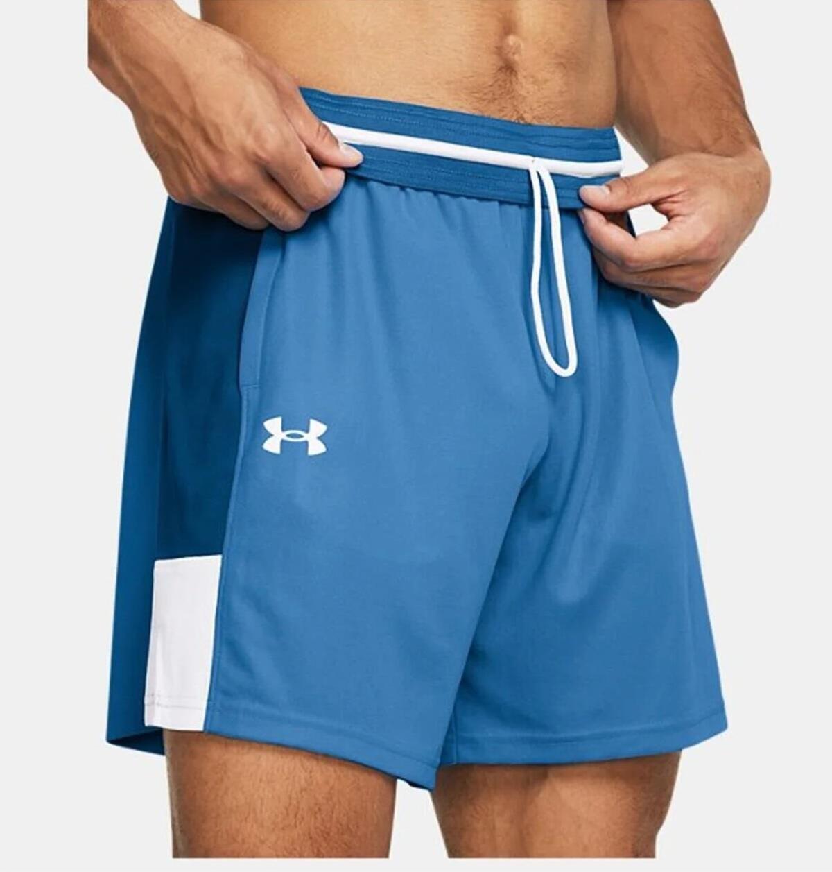 Under Armour Ua Baseline Short 1383389-444 Mavi
