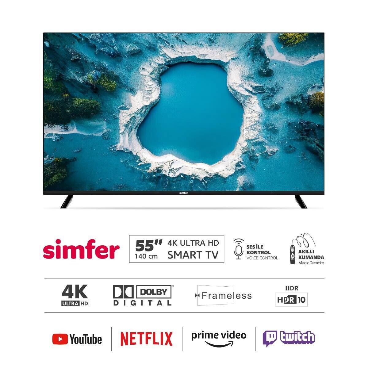 Simfer Led Tv 55" 55SFSW6M 4K Uhd WebOS