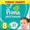 Prima Bez Aktif Bebek Fırsat Paketi 8 Beden 31Li