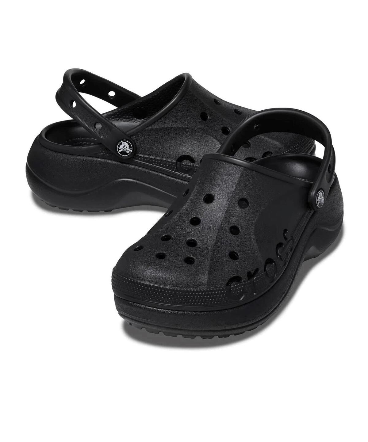 Crocs Baya Platform Clog 208186_001 Black