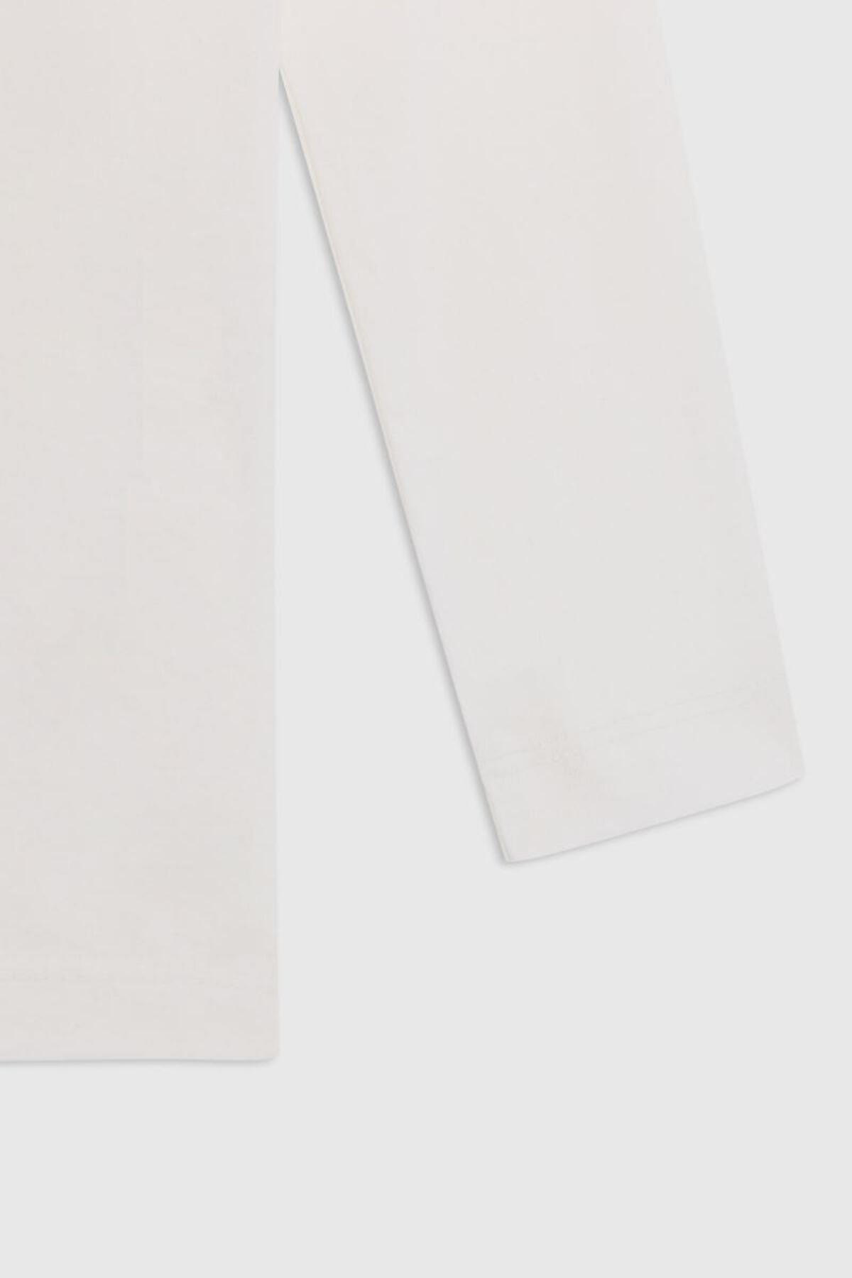 Benetton Tişört Erkek Çocuk BNT-B23339 26063 Ekru