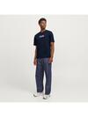 Jack&Jones Tişört 12268415 Koyu Mavi