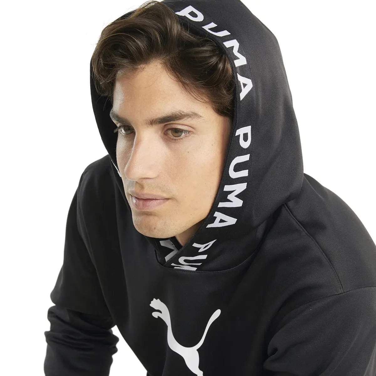 Puma Train Pwr Fleece Hoodie 520893_01 Siyah