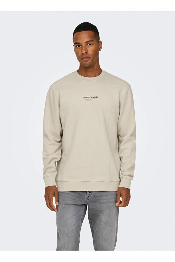 Only&Sons Sweatshirt 22030923 Ekru