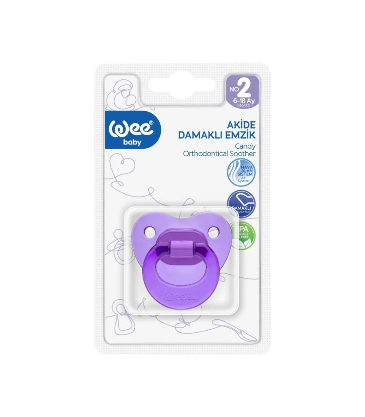 Wee Baby Emzik Damaklı Akide No:2 RB112