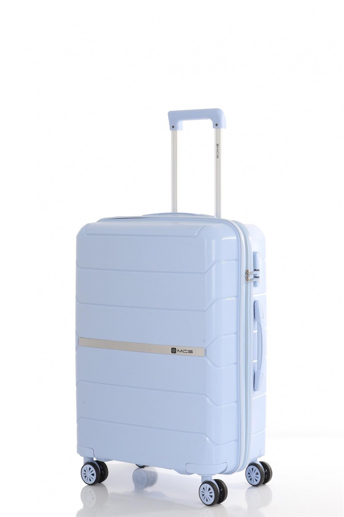 Mçs Pp Valiz V366 Sky Blue Büyük Boy