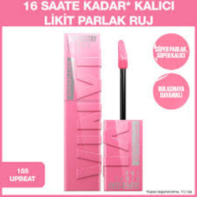 Maybelline Ruj Super Stay Vinyl Ink No:155 (Dy)