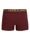 Jack&Jones Erkek Boxer 3Lü 12113943 Bordo-Laci-Gri
