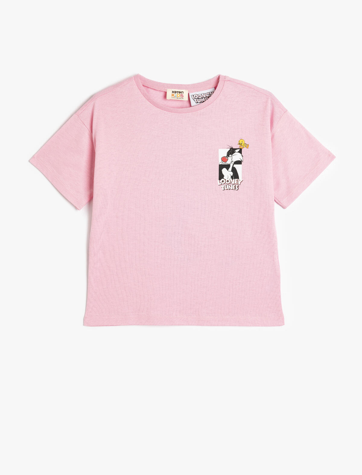 Koton Tişört Kız Çocuk 5SKG10087AK Pembe