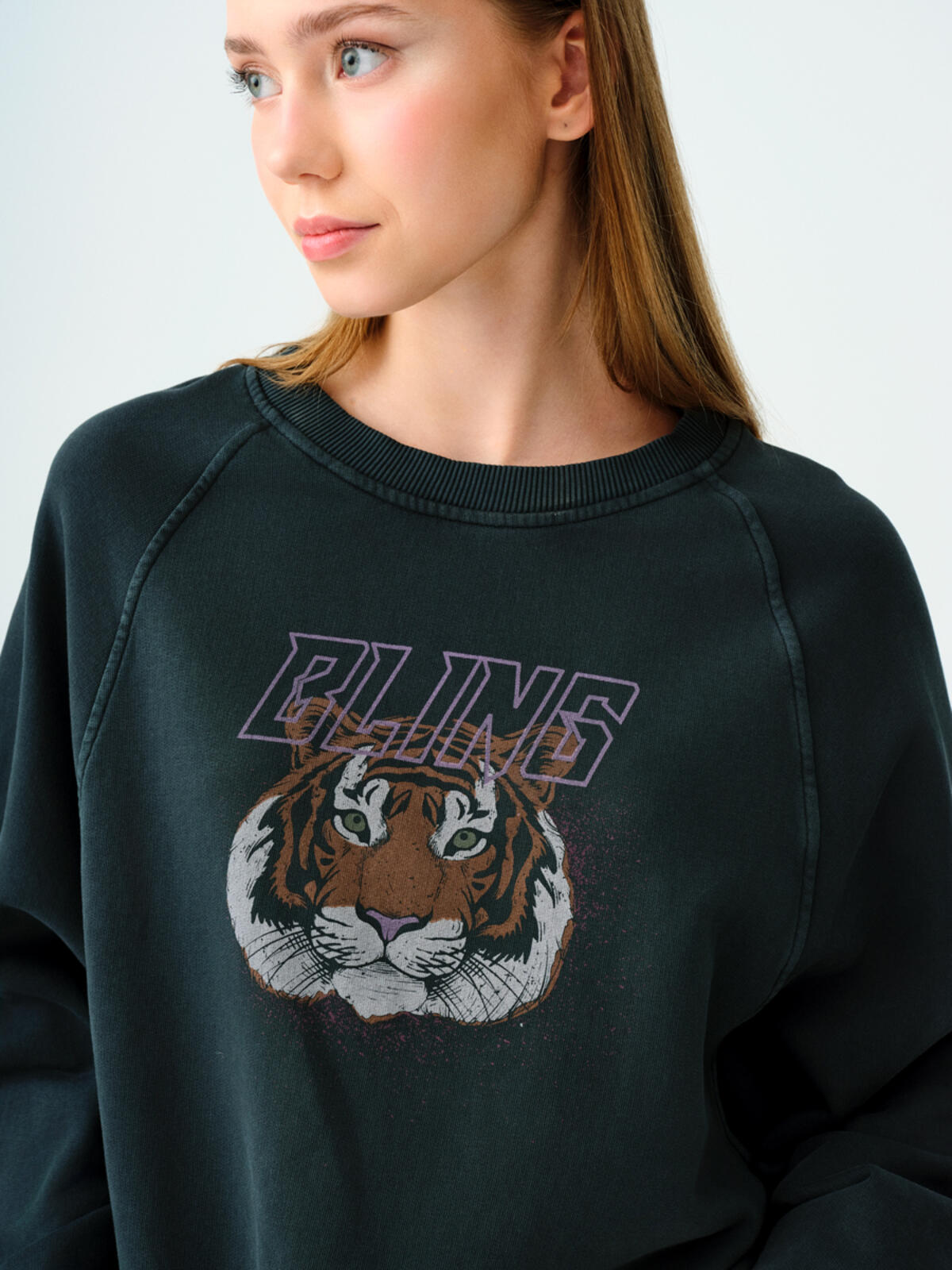 Loft Sweatshirt LF2036634 Koyu Yeşil