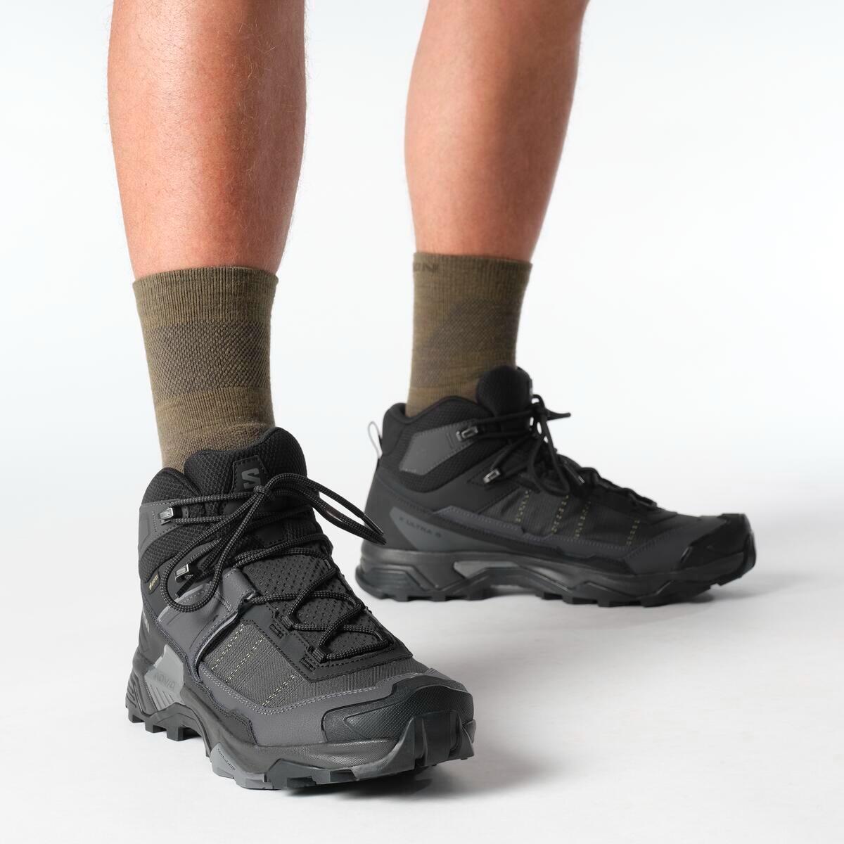 Salomon X Ultra 5 Mid Gtx L47754200 Siyah/Antrasit/Gri