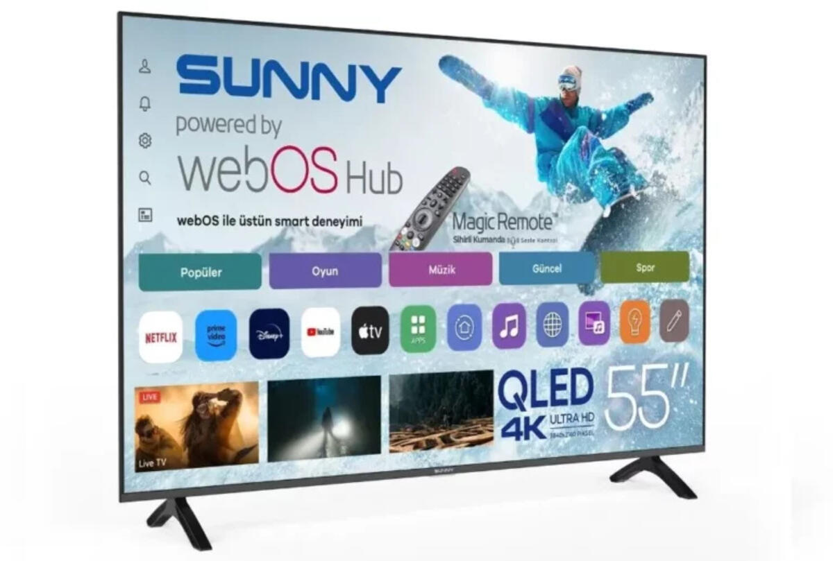 Sunny QLed Tv 55" SN55QMN252 QLed 4K UHD WebOS