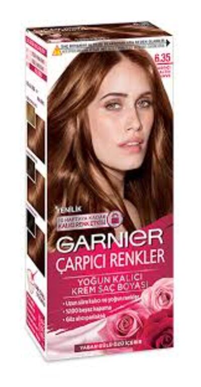 Garnier Saç Boyası Çarpıcı Renkler No:6.35 Altın Kahve (Dy)