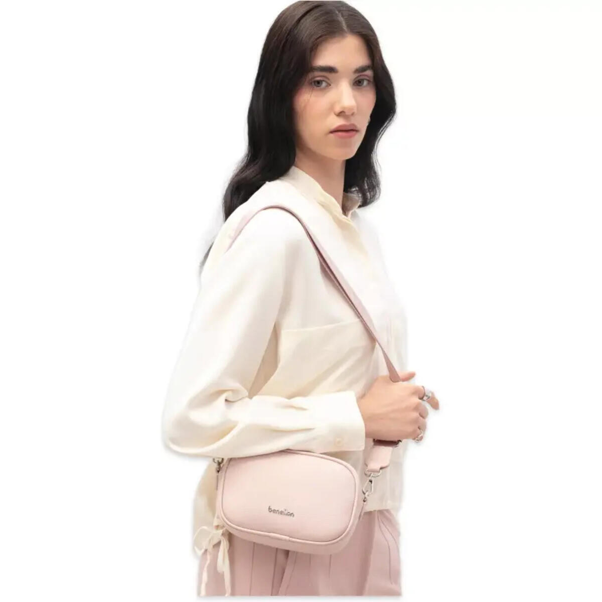 United Colors Of Benetton Kadın Kol Çantası BNT_1839 Pembe