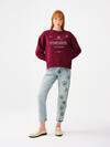Loft Sweatshirt 2038202 Bordo