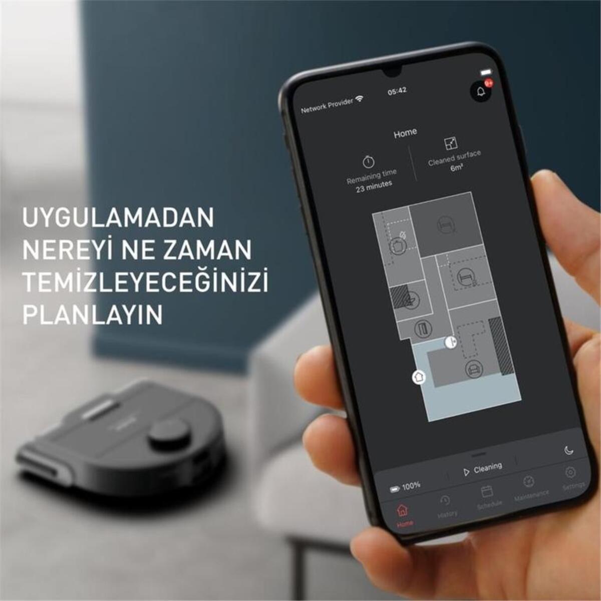 Tefal Akıllı Süpürge Explorer Series 240 Rg9675