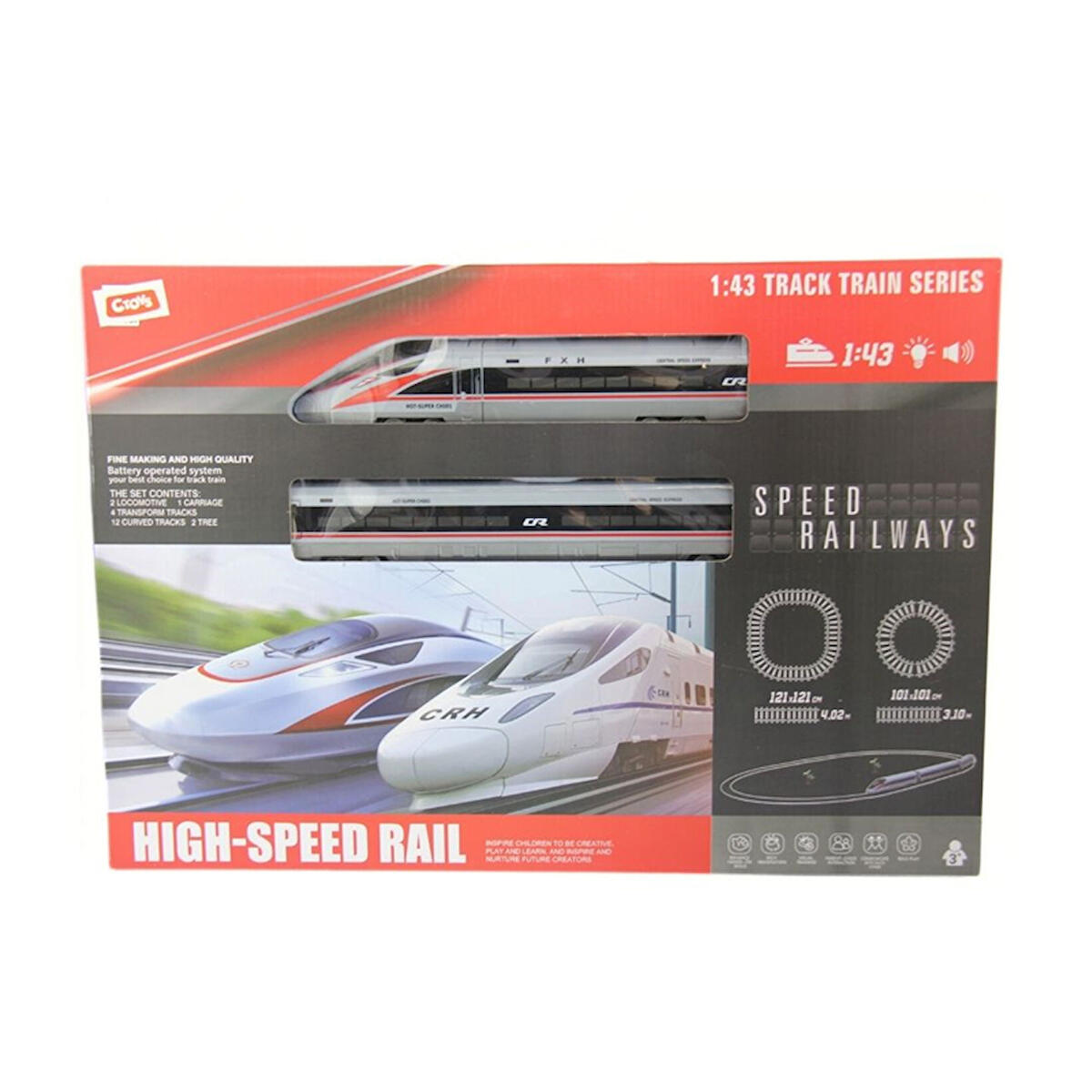 Ceren Toy Hızlı Tren 21 Parça CTOY-1801A-14