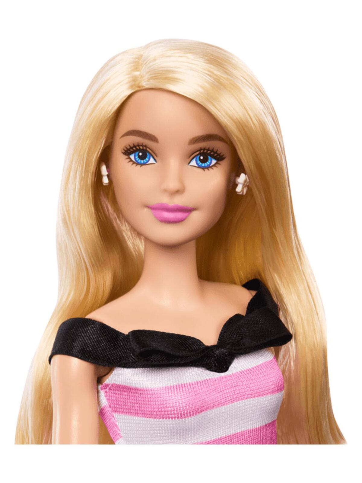 Barbie 65.Yıl Özel Pembe Elbiseli Bebek MTL-HTH66