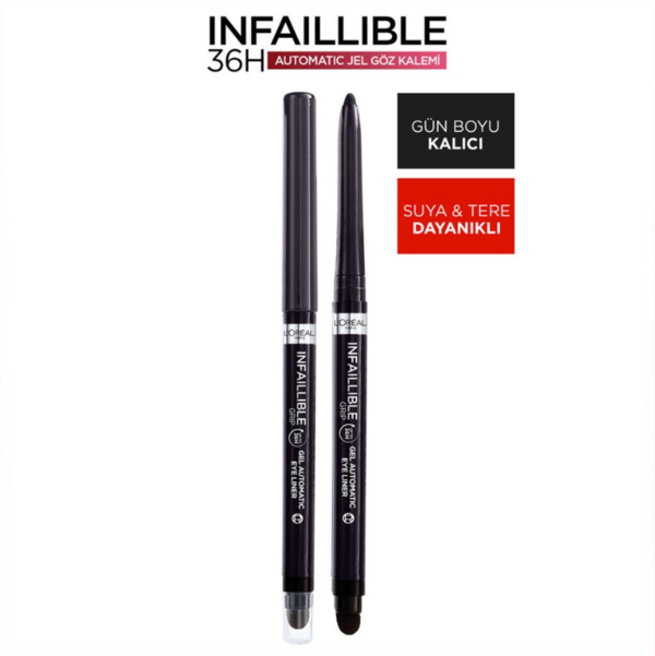 Loreal Paris Eyeliner İnfaillible Gel Auto No:260 Mat Siyah