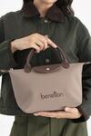 United Colors Of Benetton Kadın Kol Çantası BNT_1702 Vizon-Kahve